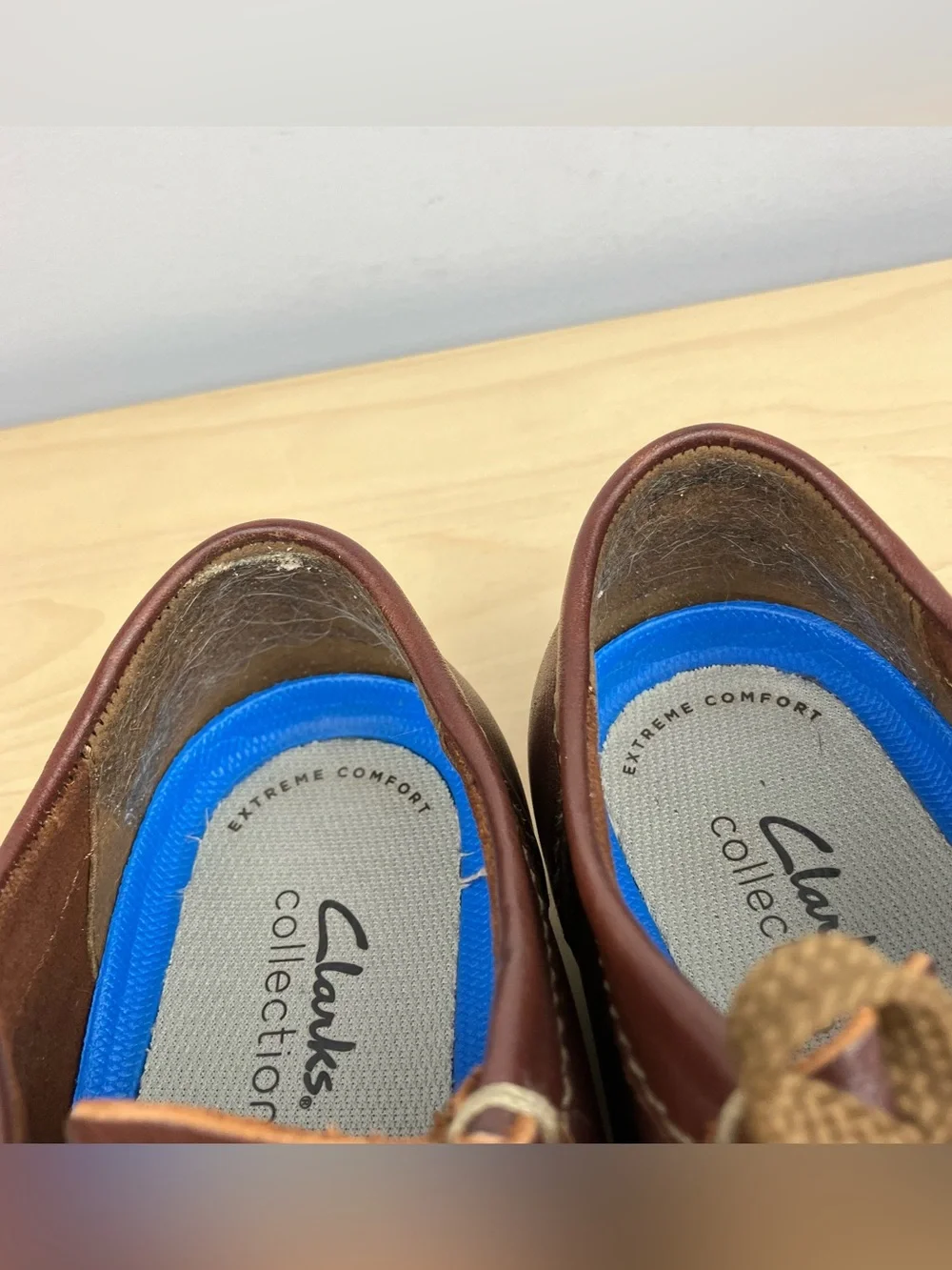 Clarks Men’s Size 7.0 M Shacre II Run Brown Leather Chukka Wallabee Oxfords